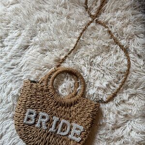 Bride Woven Straw Bag
